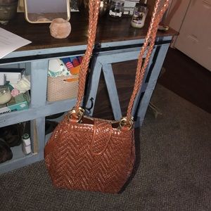 Bohemian crossbody woven bag